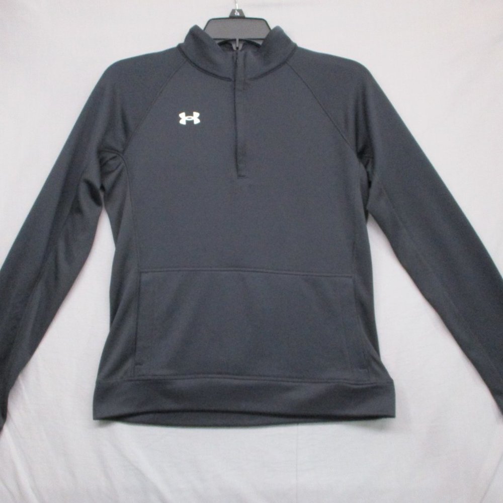 Under Armour Sweater Long W/Front Pocket Black‎ Women Size | XS - Picture 2 of 7